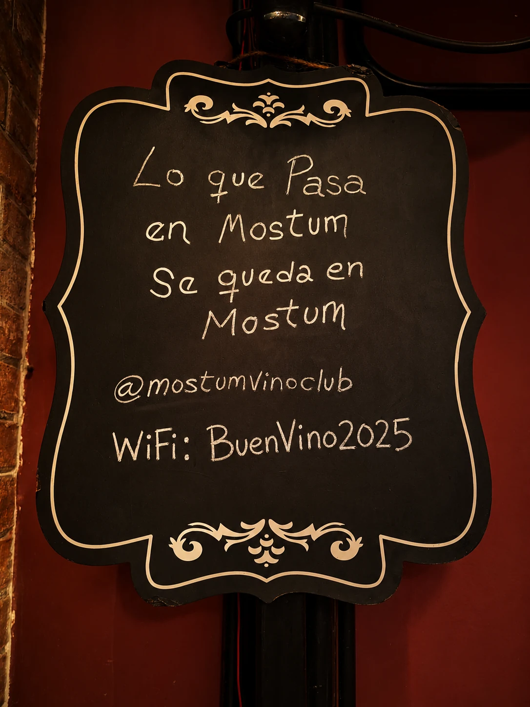 Pizarra: Lo que pasa en Mostum se queda en Mostum